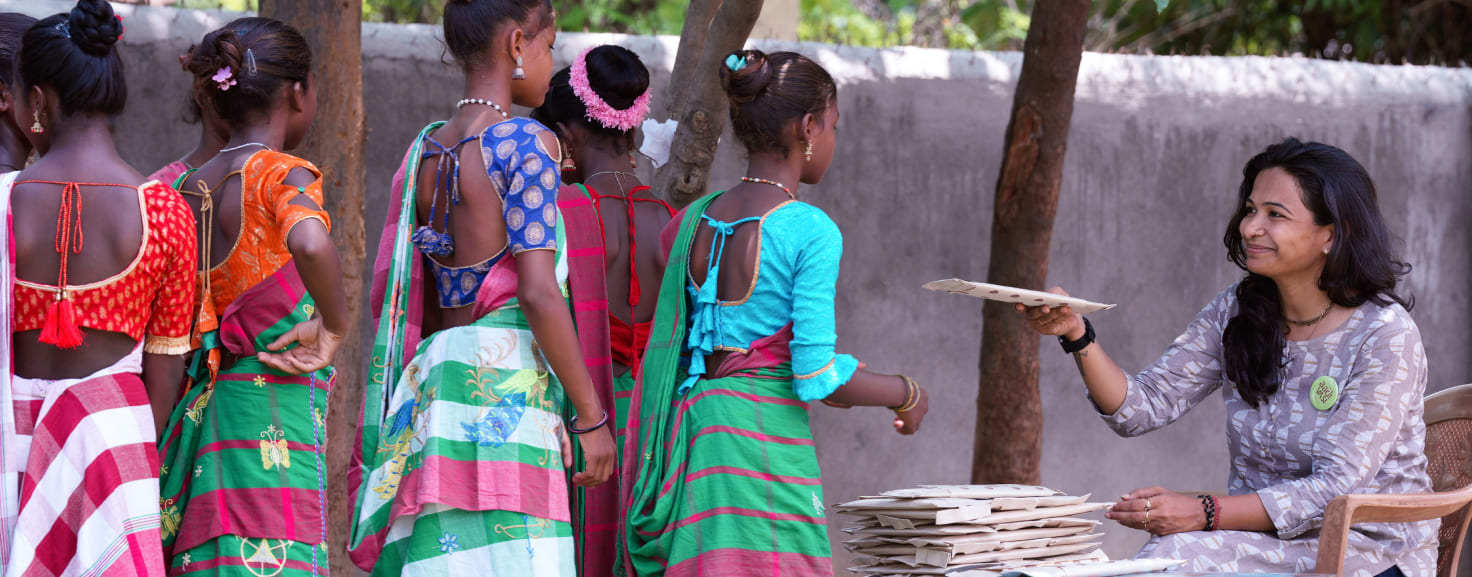 Give for Sanitary pads