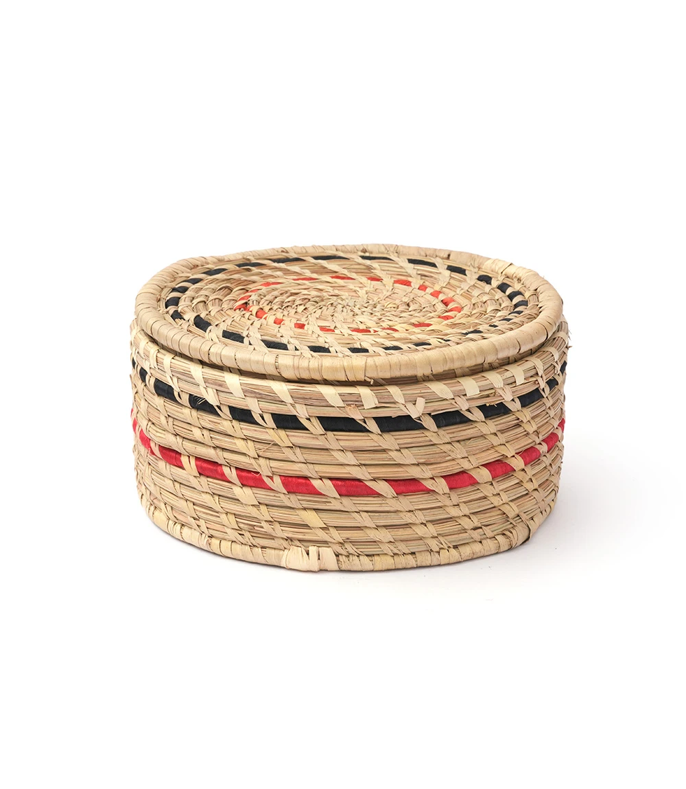 Handmade Grass woven Roti Box