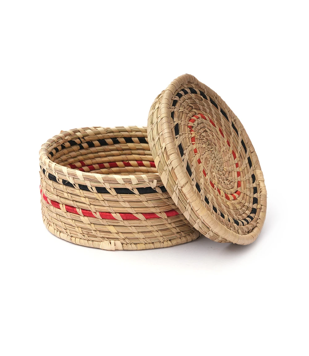 Handmade Grass woven Roti Box