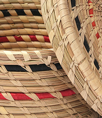 Handmade Grass woven Roti Box