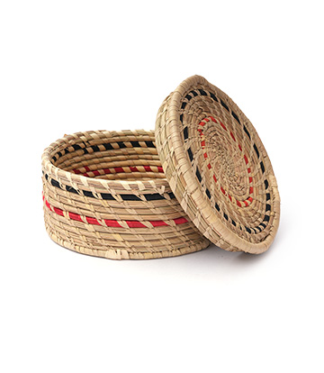 Handmade Grass woven Roti Box