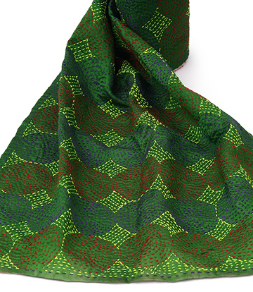 Womens Heavy embroidery stole