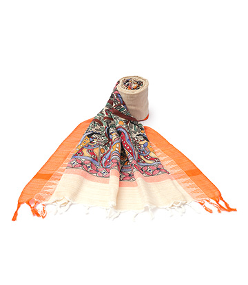 Womens Heavy embroidery stole